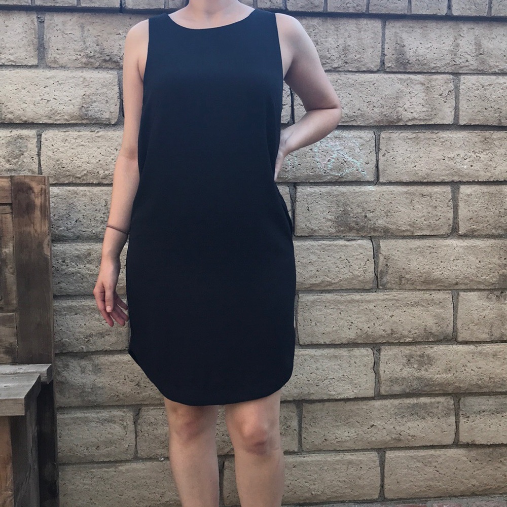 Loose Fitting Black Dress